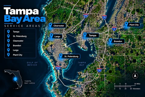 Imagen de áreas de servicio de Tampa Bay Area
